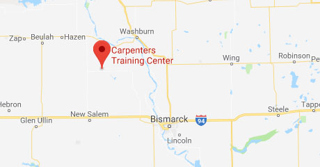 Map of Bismarck-Mandan Training Center Location