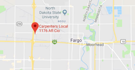 Map of Fargo Training Center Location