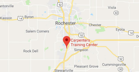 Map of Rochester Training Center Location